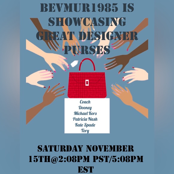 BEVMUR1985 LIVE SHOW at 5:08PM EST  on SATURDAYS “SATURDAY’S SATCHELS” - Picture 1 of 15